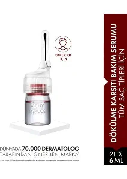 Erkek saç kaybını azaltmayı hedefleyen Vichy Aminexil Clinical 5 ile güçlenen saç derisi