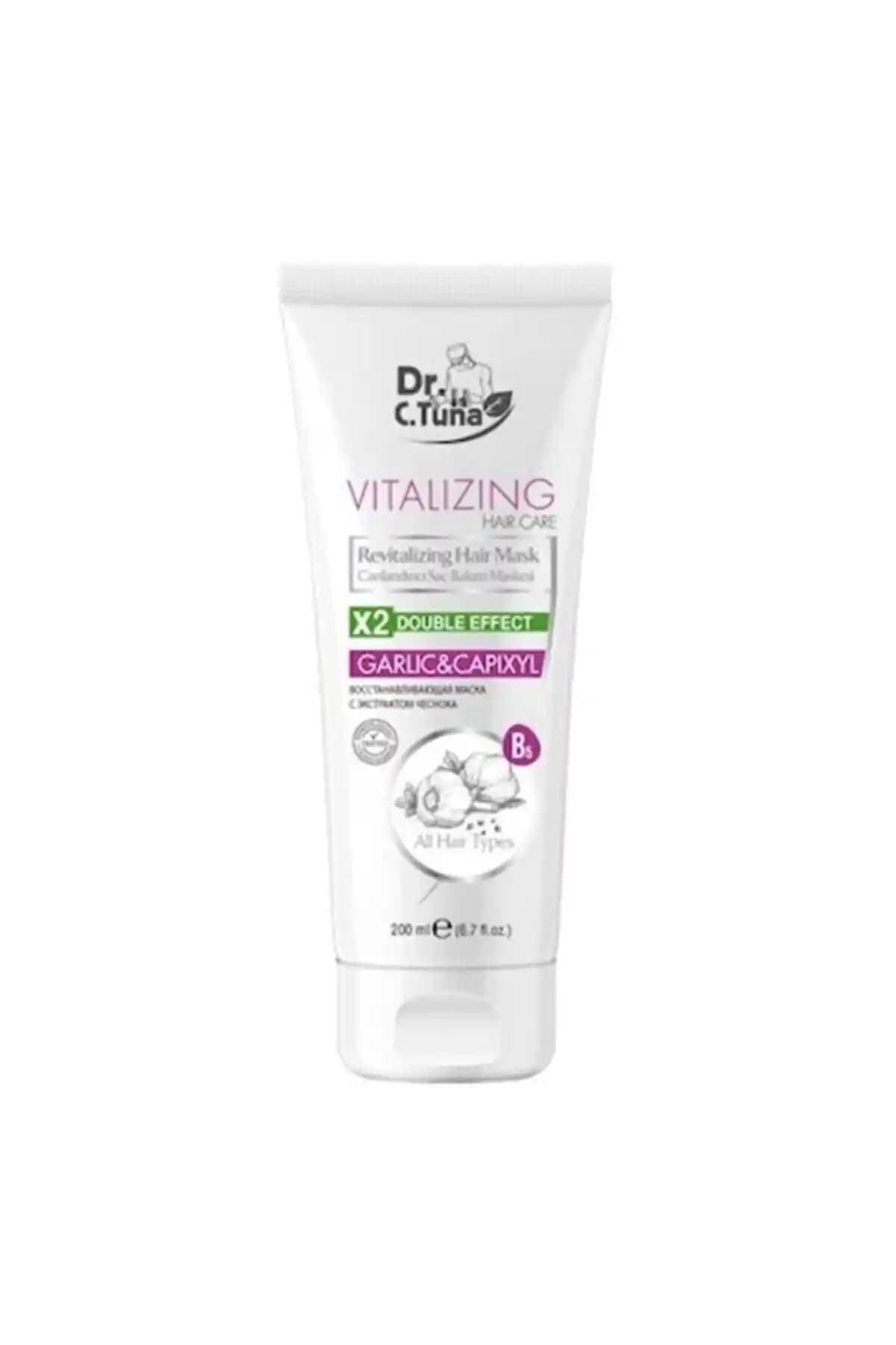 Farmasi Dr. C.tuna Vitalizing Sarımsak ve Capixyl Saç Maskesi 200 ml – Dökülmeyi Destekler