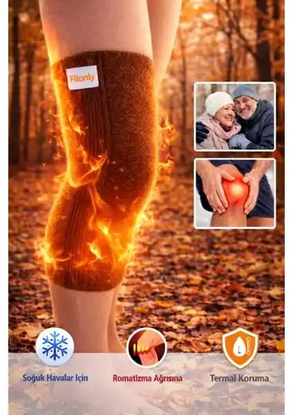 FitQueen Yün Termal Dizlik: Doğal Isı, Kaymaz Kaplama ile Türkiye Üretimli ve güvenli