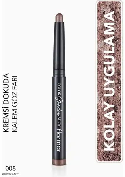Flormar Color Shadow 008 Double Latte ile 004 Rosy Nude Karşılaştırması: Uygulama