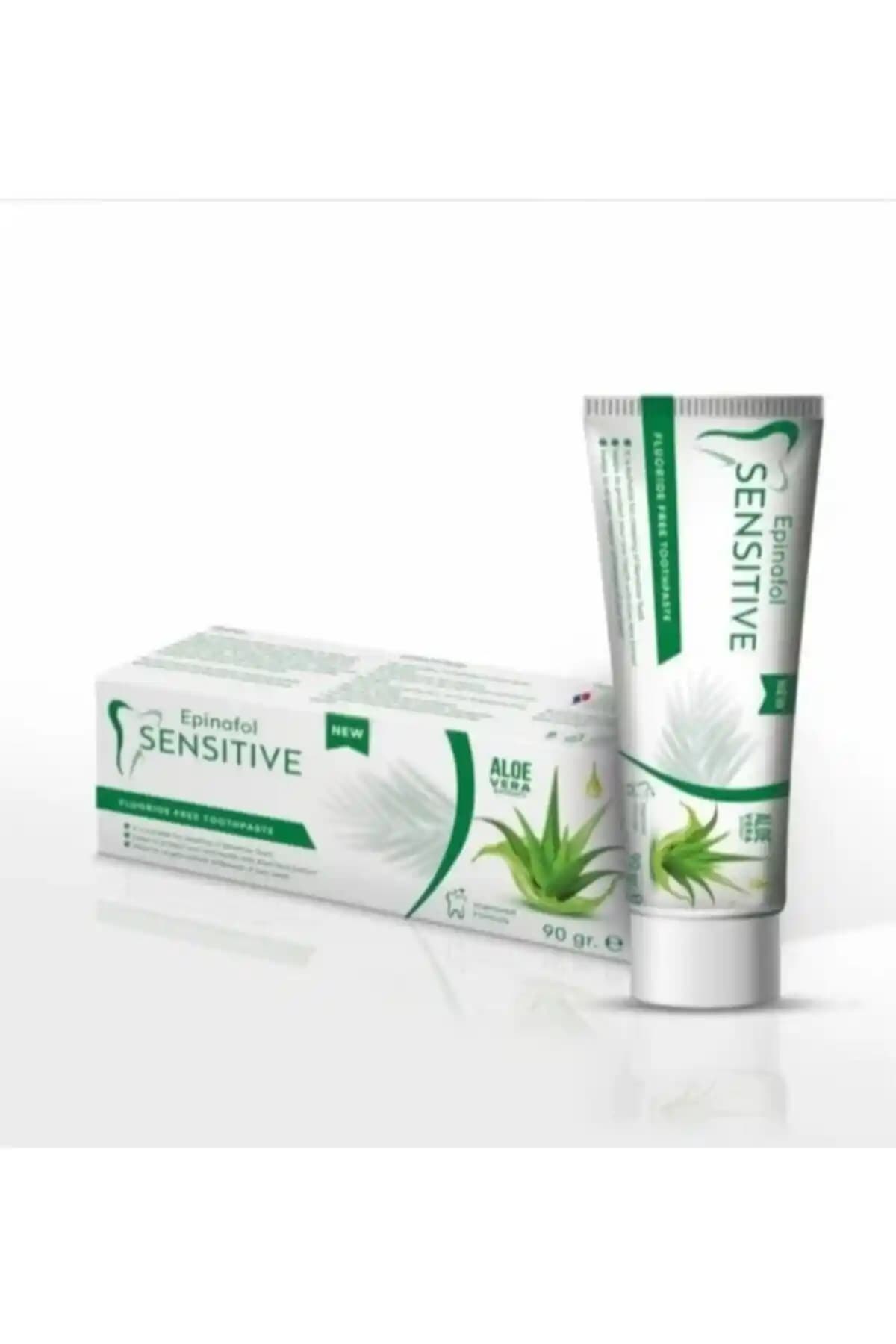 Florürsüz Aloe Vera Özlü Hassas Dişler İçin Nazik Temizleme Diş Macunu 90 Gr