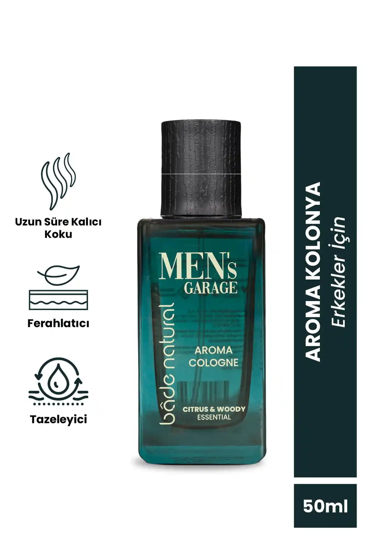 Gün Boyu Ferahlatan ve Maskülen Tazelik: Bade Natural Garage Aroma Kolonya Erkekler İçin