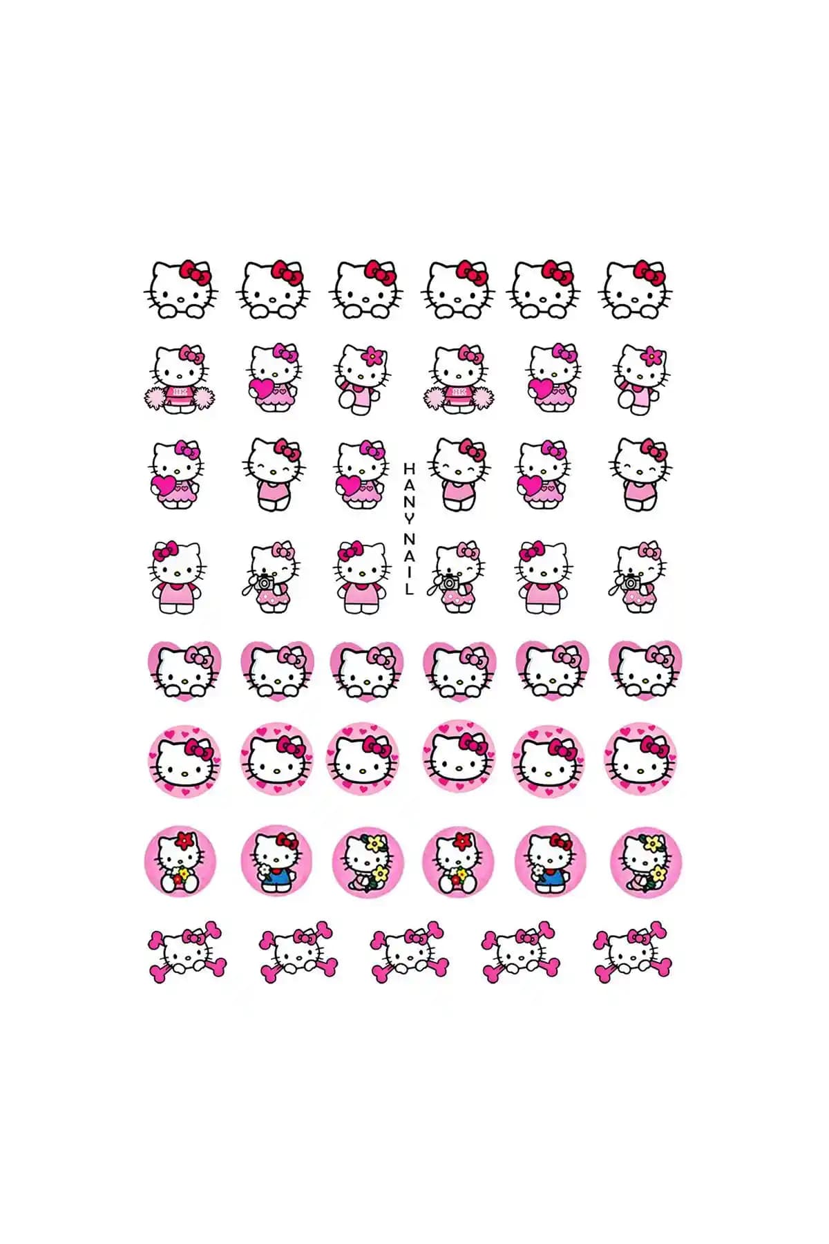 Hanyi Nails: Tırnak Su Transfer Deseni Seti ile Pembe Desenlerde Kalıcı Oje Uygulama