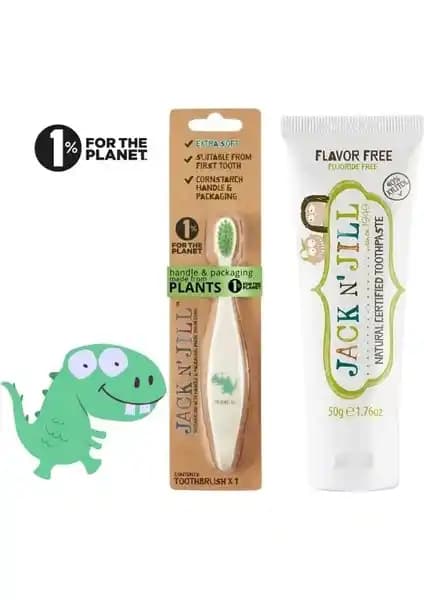 Jack N' Jill Bebek İçin Doğal Ağız Bakım Seti: Organik İçerik ve Florürsüz Formül