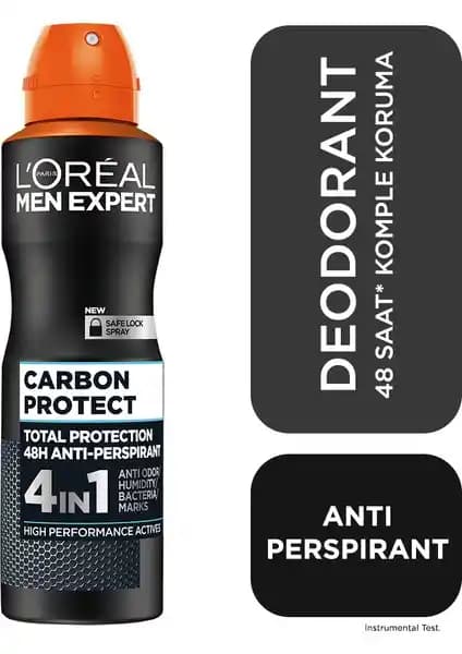 L’Oréal Paris Men Expert Carbon Protect Anti Perspirant Deodorant 150 ml – Gün Boyu Koku ve Ter Kontrolü