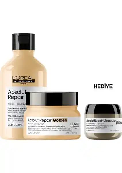 L’Oréal Professionnel Absolut Repair: Onarıcı Saç Bakım Seti ile Yıpranmış Saçlarda Onarım