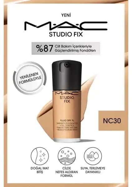 Mac Studio Fix Fluid Mat Nc30 ile Mac Studio Radiance Nc20: Bitiş ve İçerik Farkları