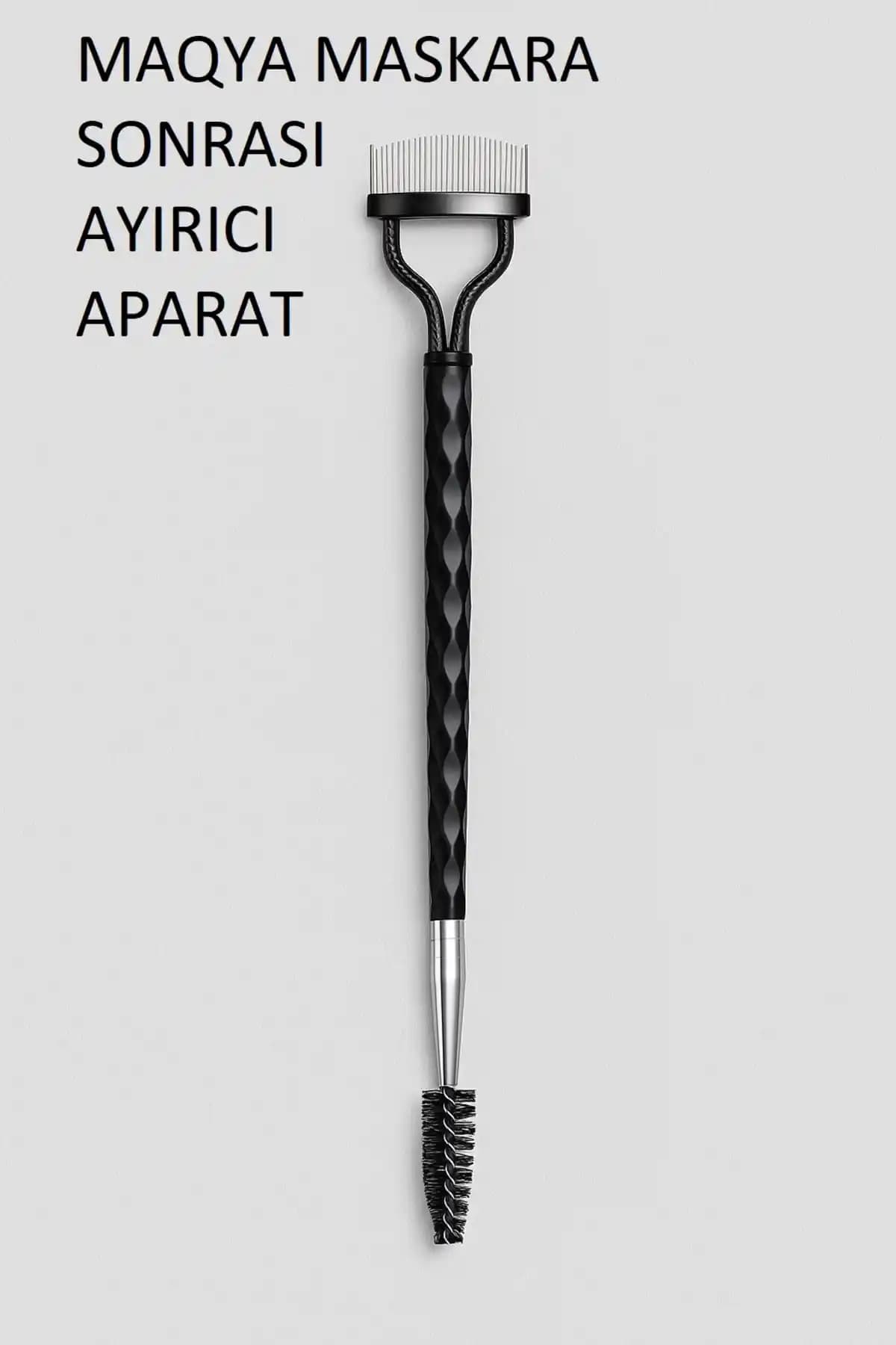 MAQYA Kozmetik Maskara Sonrası Kirpik Ayırıcı Aparat Çift Taraflı Tarama ile Doğal Görünüm