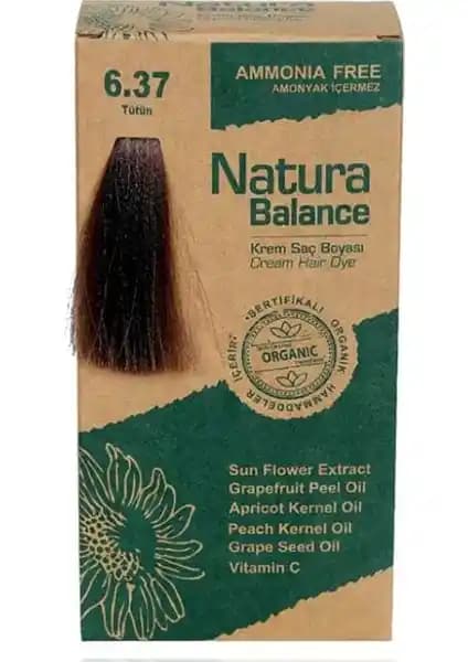 Natura Balance Krem Saç Boyası 6.37 Tütün: Evde Kolay Uygulama ve Paket İçeriği