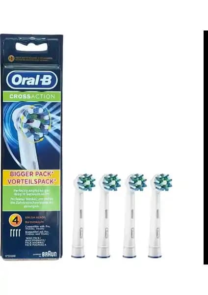 Oral-B Cross Action Yedek Başlıklar Seti: Orta Sertlikte Temizlik ve Diş Eti Dostu Performans