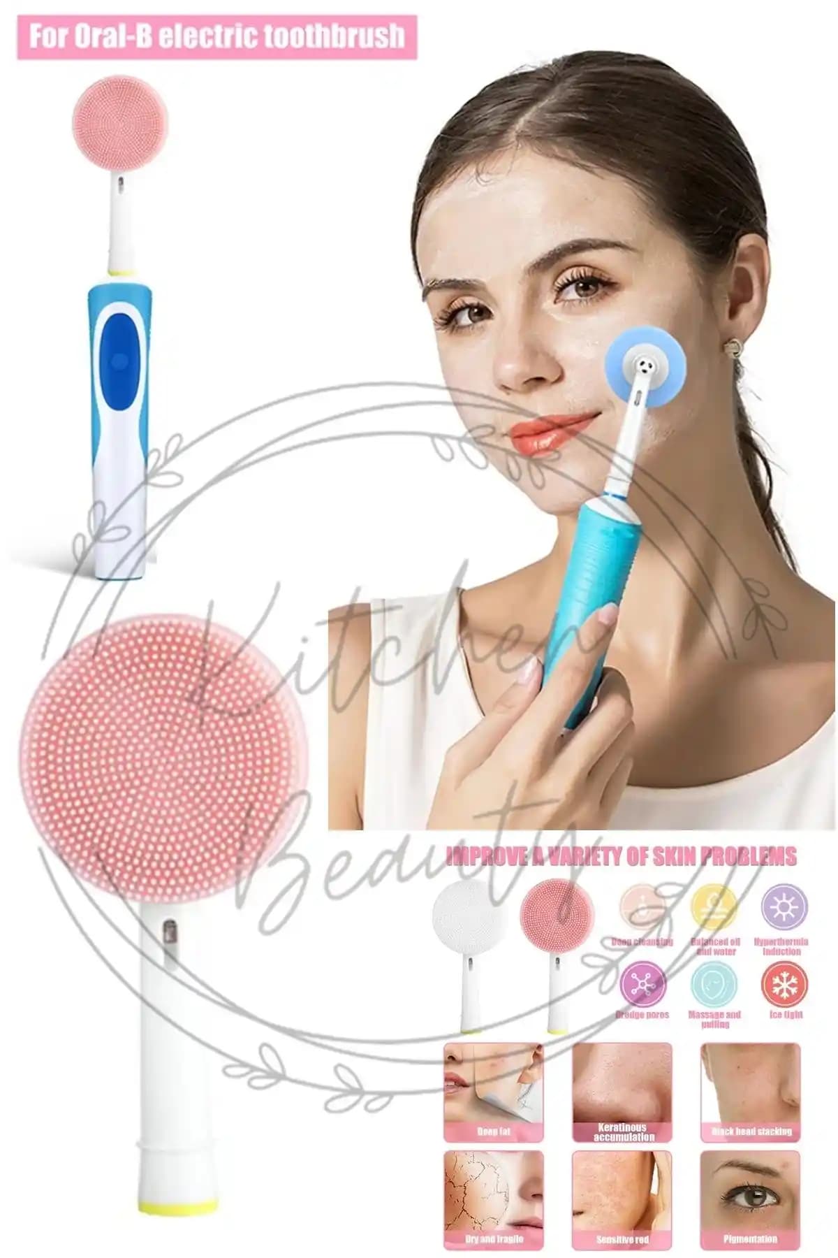 Oral-B Şarjlı/Pilli Diş Fırçaları İçin Silikon Yüz Temizleme ve Masaj Aparatı İncelemesi