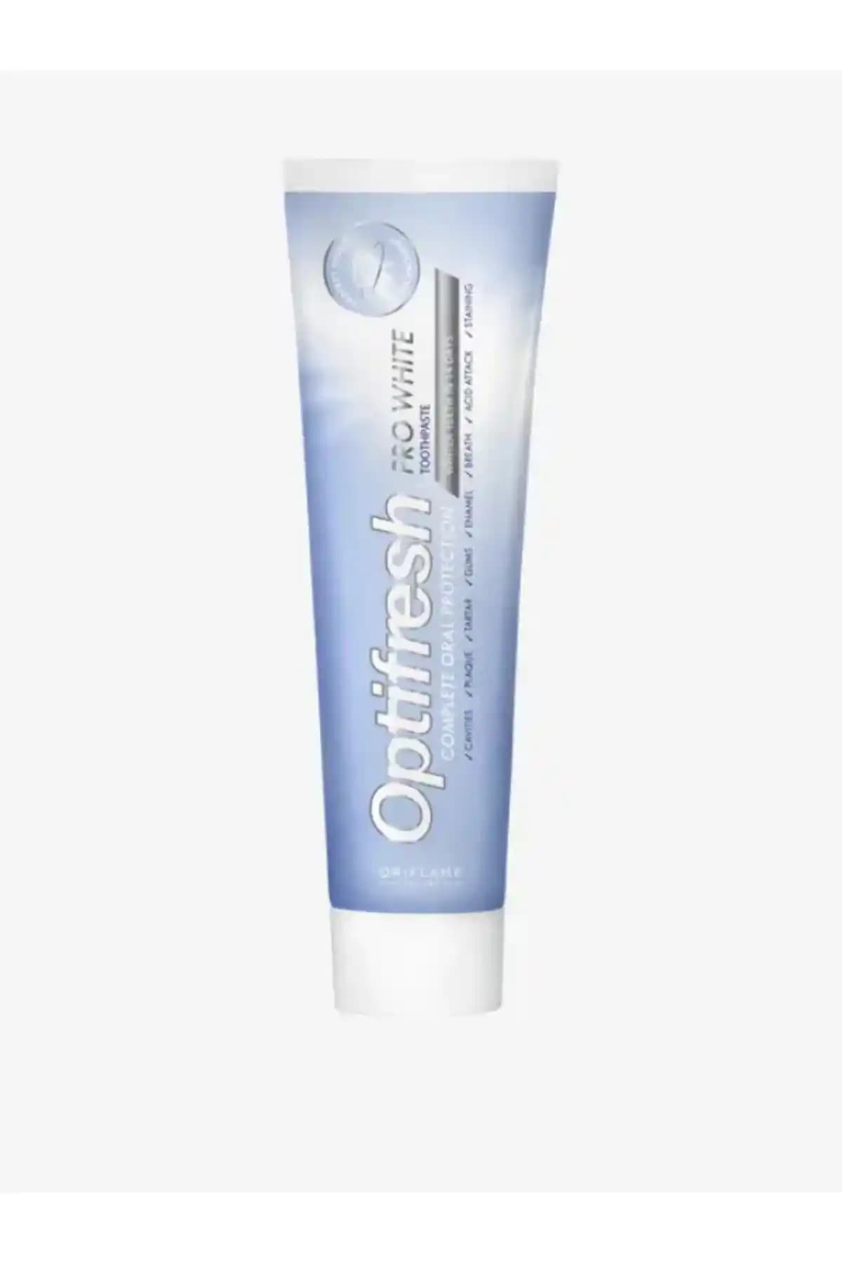 Oriflame Optifresh Pro White Diş Macunu: Beyazlatıcı Etki ve Hijyen Desteği