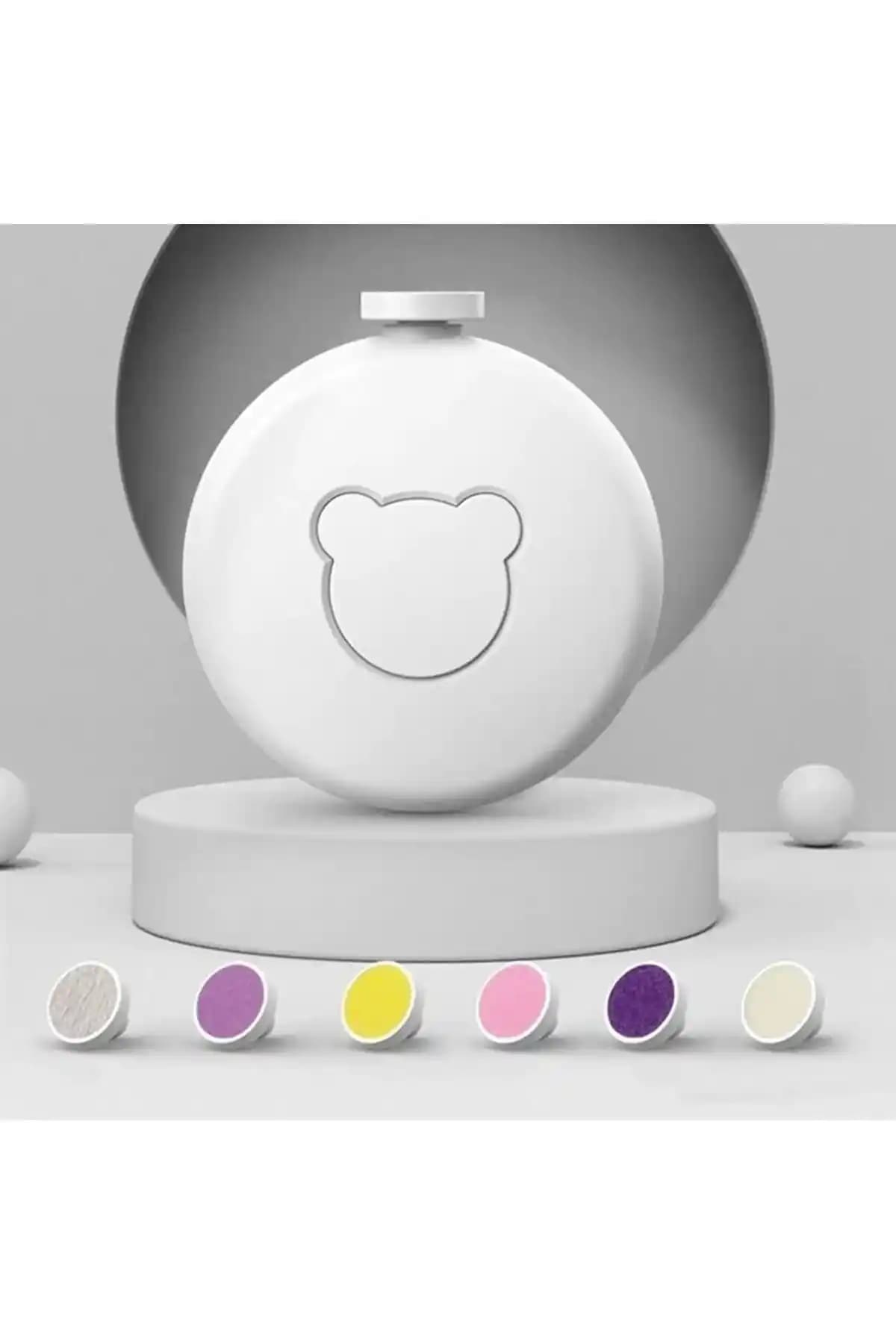 Potasyum markalı Yenidoğan ve Çocuklar için Ayıcık Desenli Çok Başlıklı Tırnak Törpüsü Seti