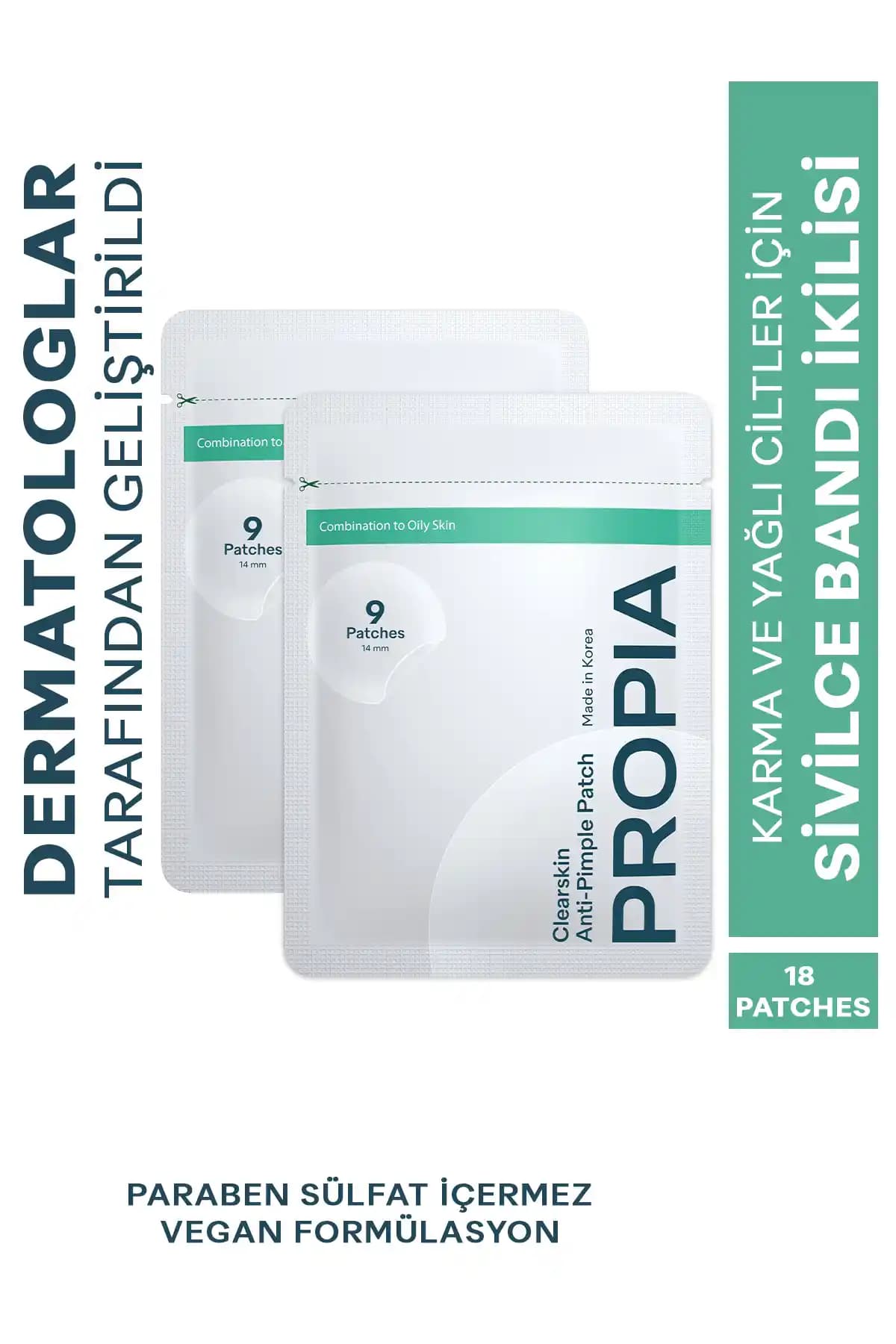 Propia Clearskin Sivilce Bandı: Şeffaf, İnce Tasarımlı Bant ile Yağ Dengesine Destek