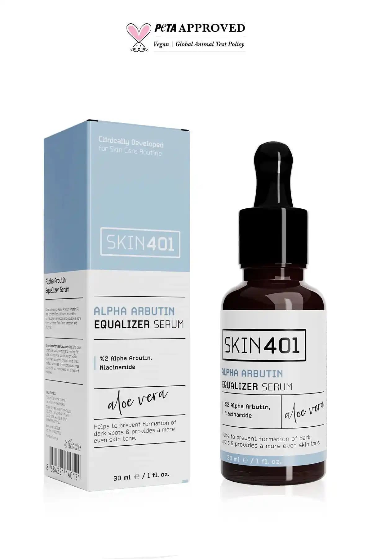 Skin401 %2 Arbutin ile Leke Karşıtı Serum: Cilt Tonunu Eşitleyen Hızlı Etkili 30 ml