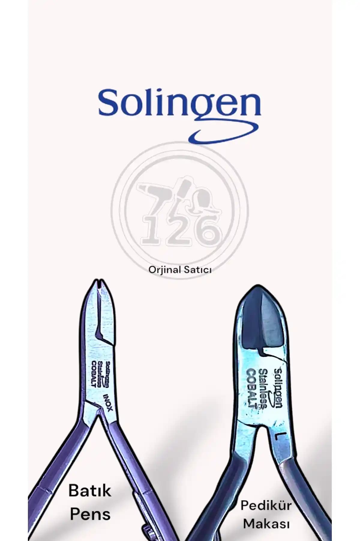 Solingen Ayak Batık Pensi ve Ayak Tırnak Makası Seti: Paslanmaz Çelik, Almanya Kökenli