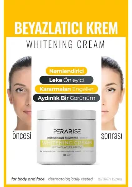 Türkiye Menşeli C Vitamini İçeren Leke Eşitleyici Krem Koltukaltı Diz Dirsek Genital Bölge