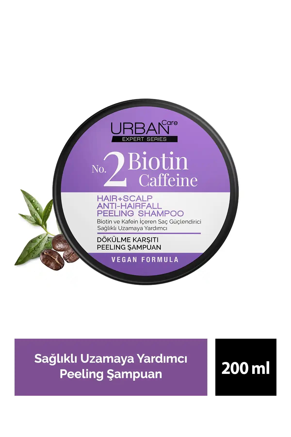 Urban Care Expert: Biotin ve Kafeinli Dökülme Karşıtı Soyucu Şampuan – 200ml