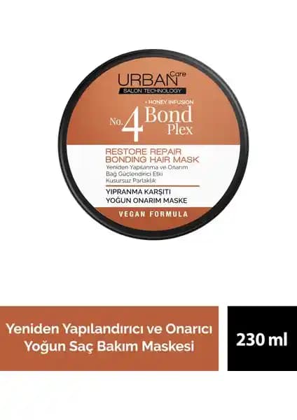 Urban Care No.4 Bond Plex Restore: Onarım Maskesiyle Hasarlı Saçlar Bağları Güçlendirilir
