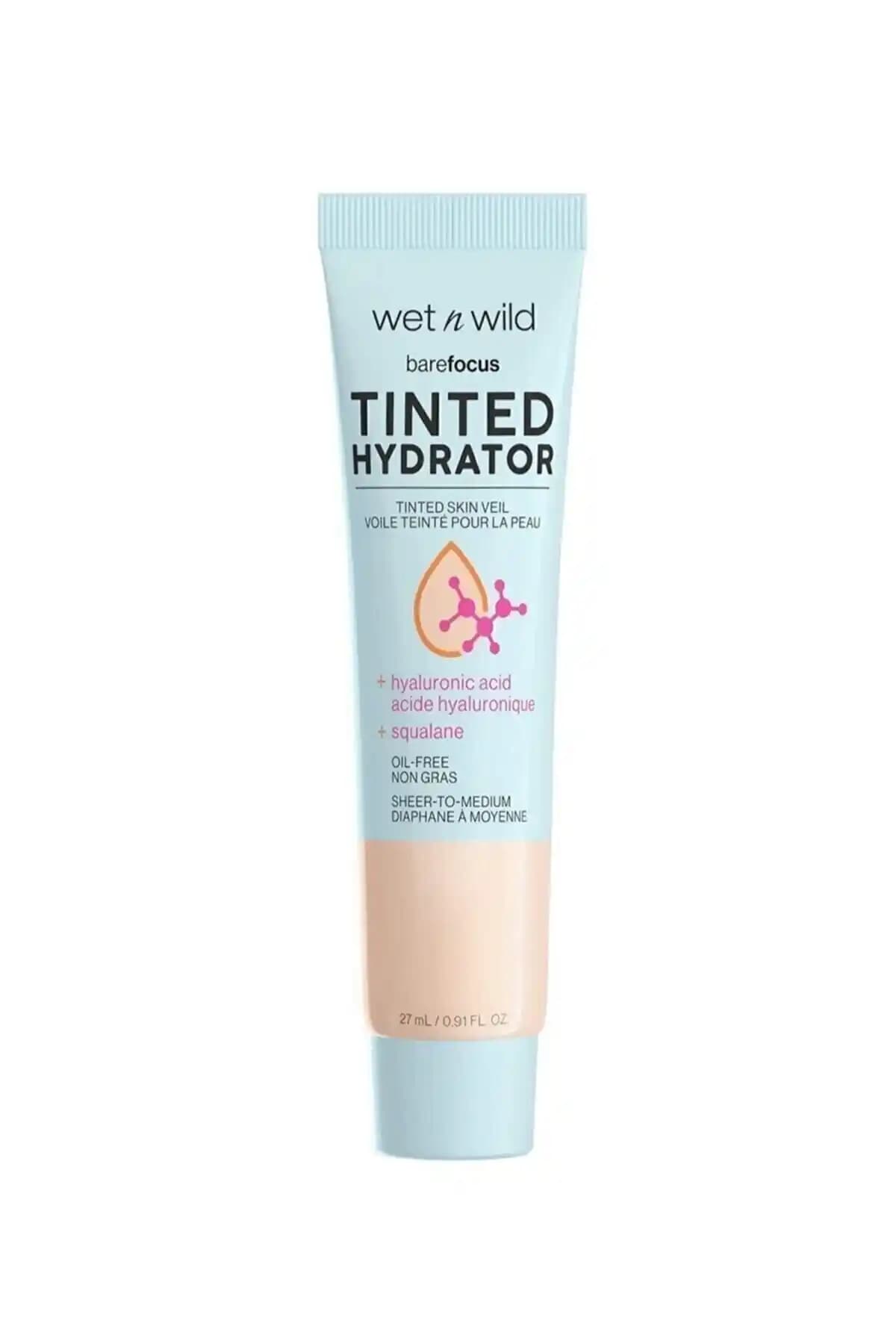 Wet n Wild Renkli Nemlendirici Fondöten Hafif Kapatıcılık ve Hyaluronik Asit İçeren Vegan
