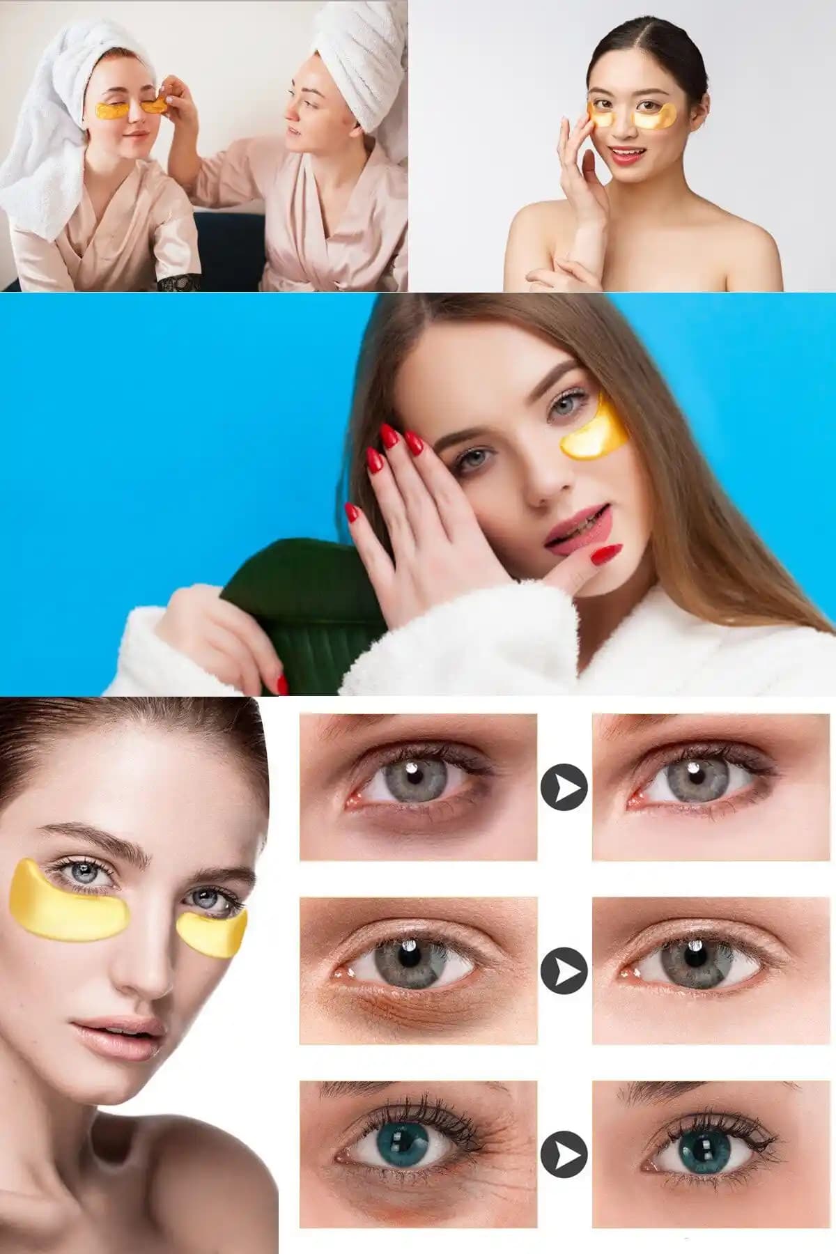 Xolo Gözaltı Altın Maske: Kolajen Destekli Göz Çevresi Canlandırma ve Nemlendirme