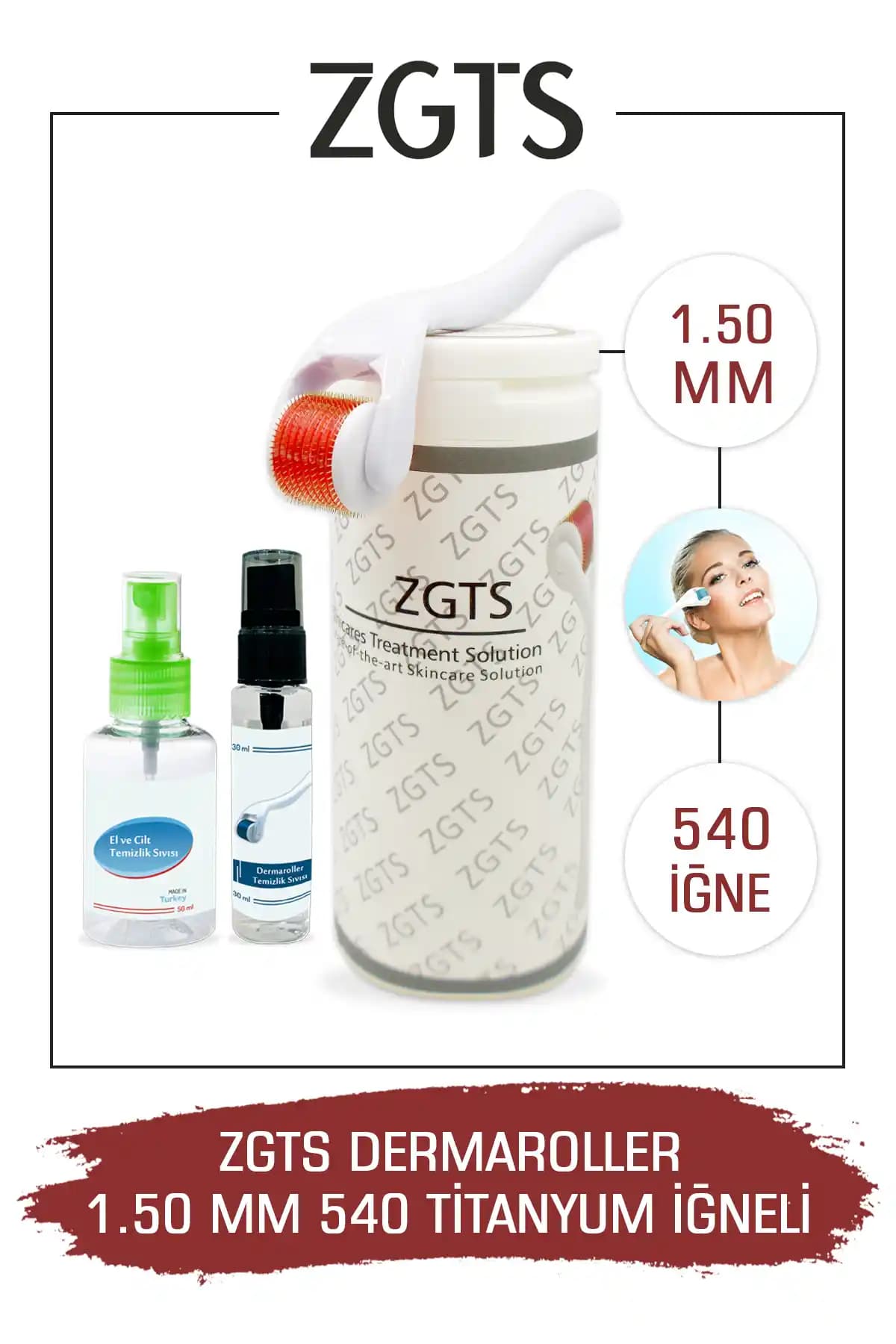 Zgts Dermaroller 1,50 mm Titanyum 540 İğneli: Özellikler, Kullanım ve Değerlendirme