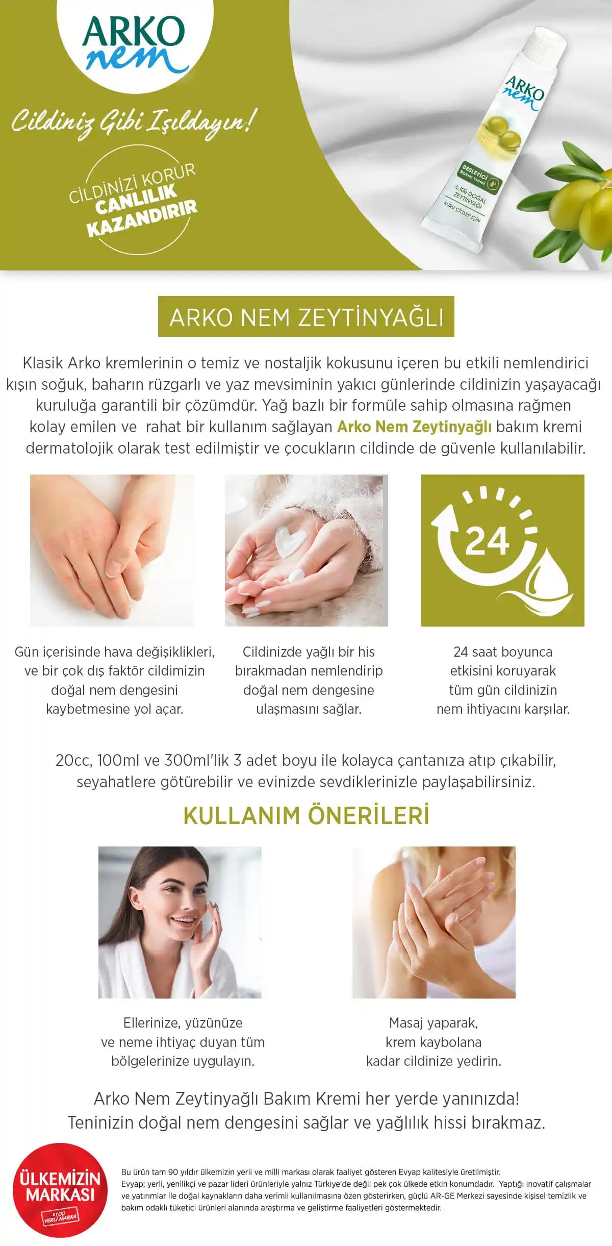 Arko'nun Nem Zeytinyağlı Ürünleriyle Doğal ve Güvenilir Kişisel Bakım Rehberi