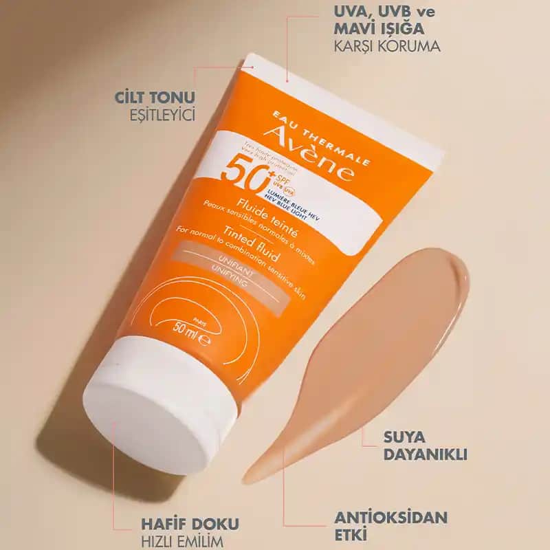 Avene Renkli Güneş Koruyucu: Hassas Ciltler İçin Günlük UV Koruma ve Doğal Görünüm