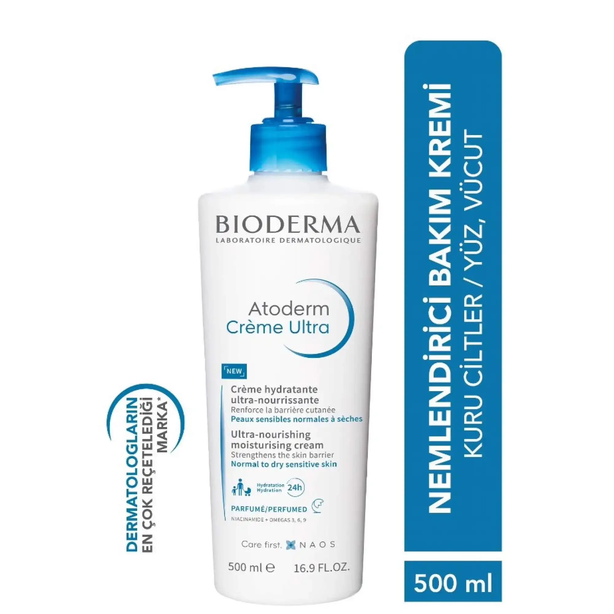 Bioderma Atoderm 500 ml Yoğun Bakım ve Hassas Ciltler İçin Güvenilir Çözüm