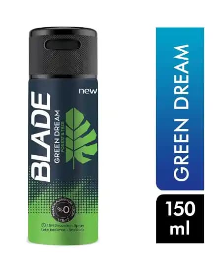 Blade Yeşil Deodorant: Doğal İçeriklerle Güçlü ve Etkili Koku Kontrolü