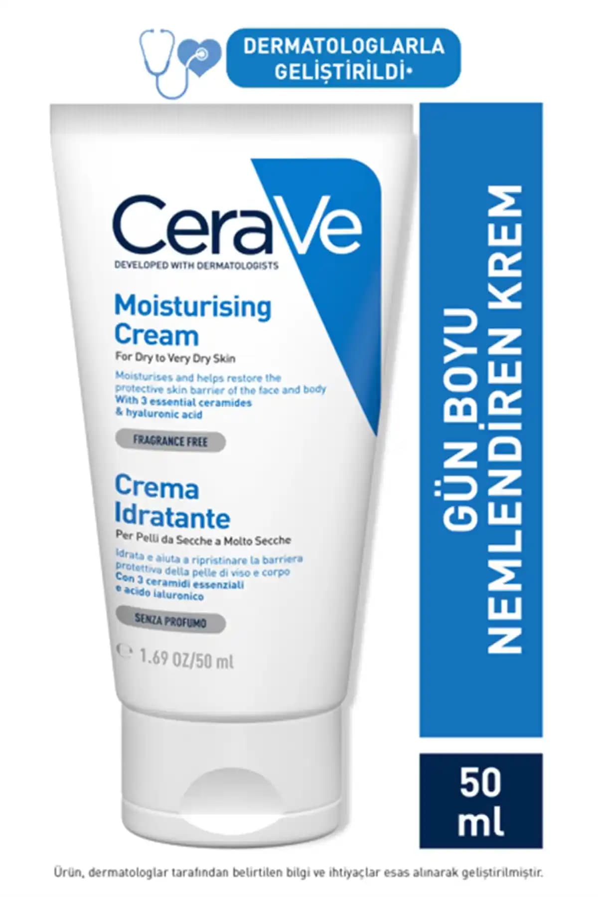 CeraVe Nemlendirici Krem: Kuru ve Hassas Ciltler İçin Güvenilir Bakım Çözümü