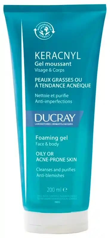 Ducray Keracnyl Foaming Jel ile Akne ve Yağlı Cilt Temizliği için Etkili Çözüm