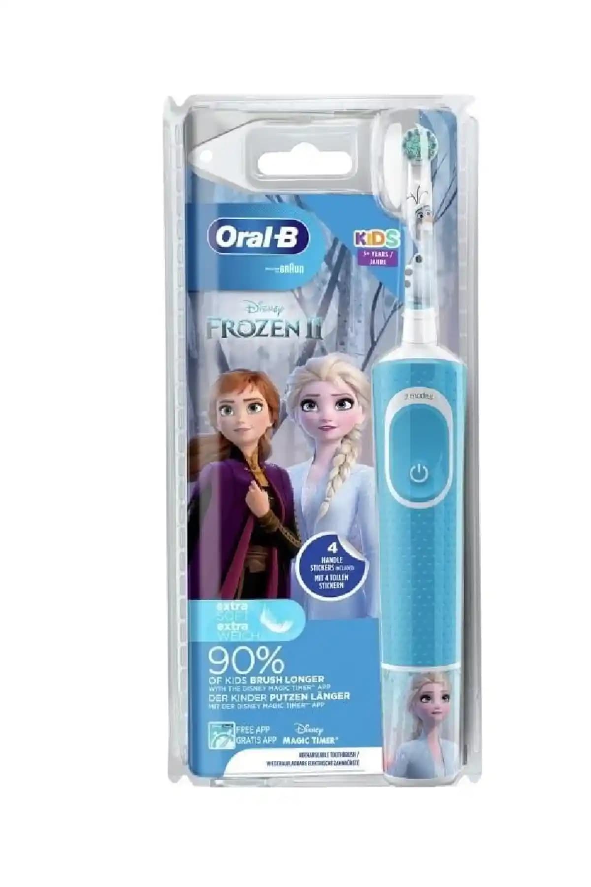 Frozen Temalı Şarjlı Diş Fırçası Çocuklar ve Yetişkinler İçin Temizliğin Eğlenceli ve Etkili Yolu