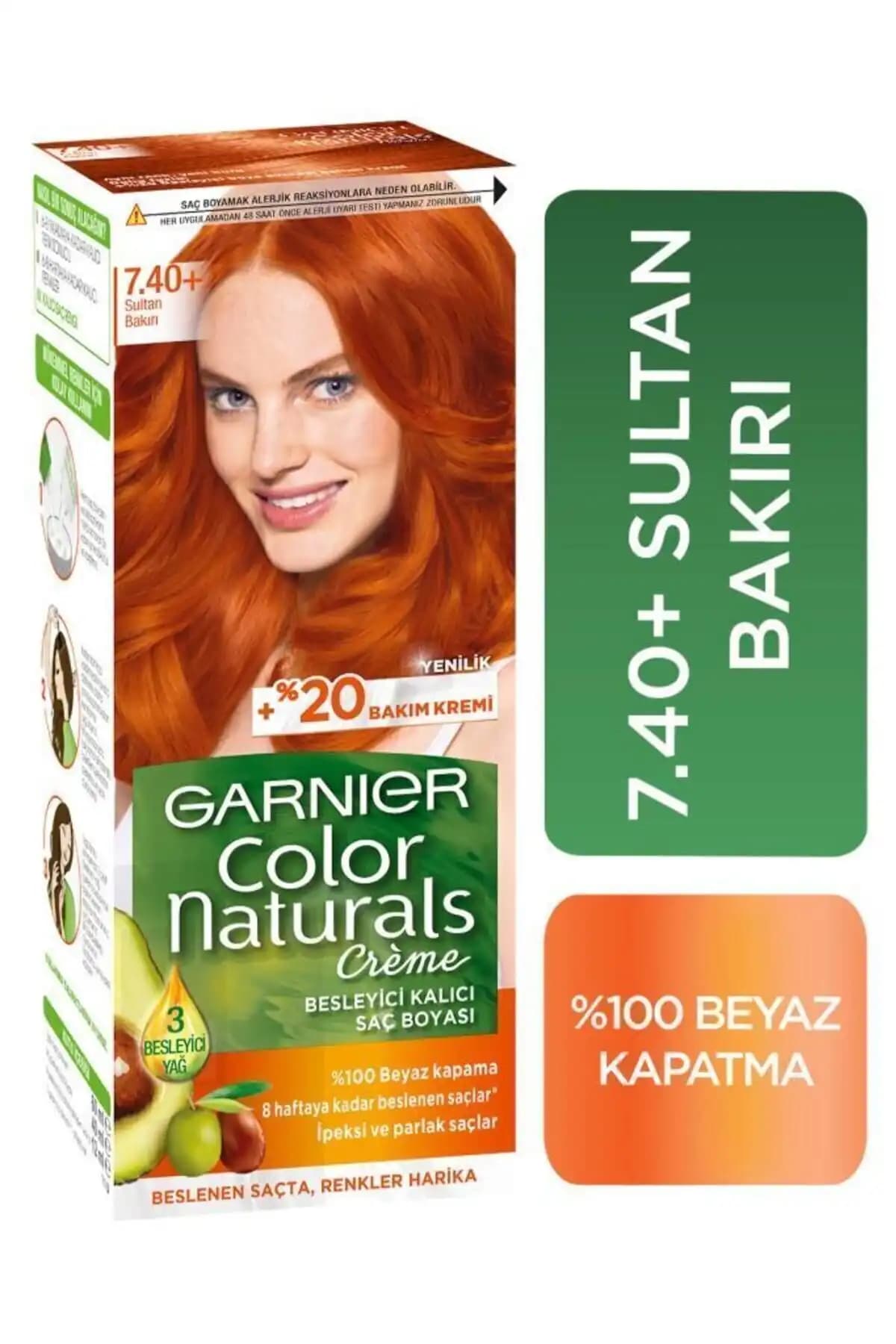 Garnier 7.40 Sultan Bakırı: Sıcak ve Parlak Saç Renkleri İçin Doğru Seçim