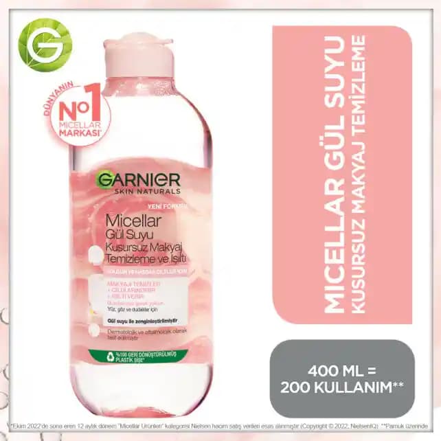 Garnier Gül Suyu ve Makyaj Temizleme Suyu: Doğal ve Etkili Cilt Bakım Ürünleri