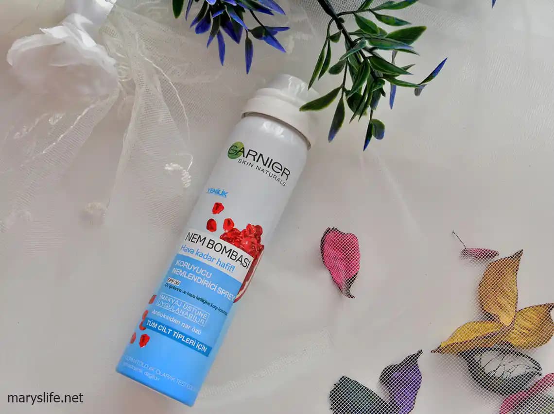 Garnier Nem Bombası Sprey ile Cilt ve Saç Bakımında Etkili Nemlendirme Çözümleri