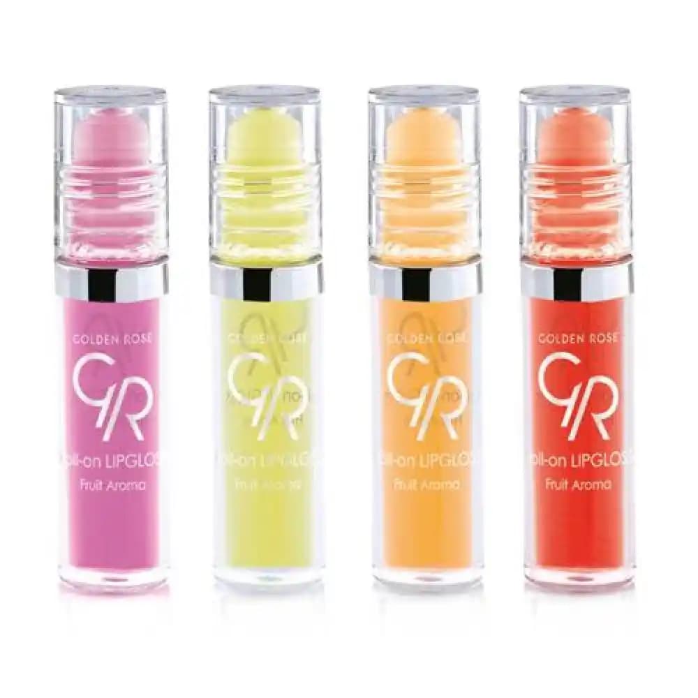 Golden Rose Çilek Aromalı Roll-On Lipgloss Dudaklara Doğal Parlaklık ve Ferahlatıcı Tatlılık