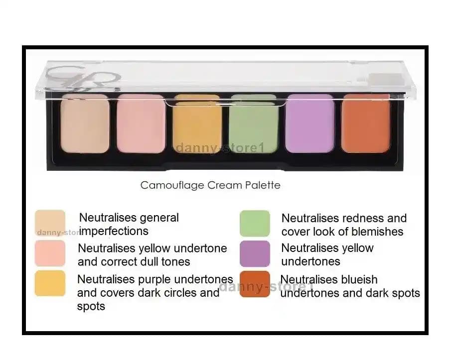 Golden Rose Correct & Conceal Camouflage Krem Paleti ile Kusursuz Makyajın Anahtarı