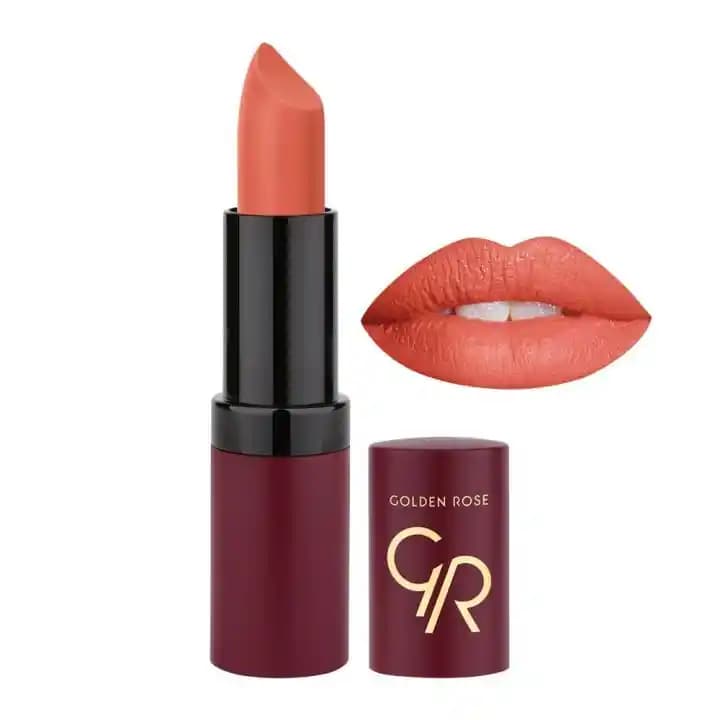 Golden Rose Velvet Matte 21 Ruj İncelemesi: Mat ve Kalıcı Dudaklar İçin Tercih
