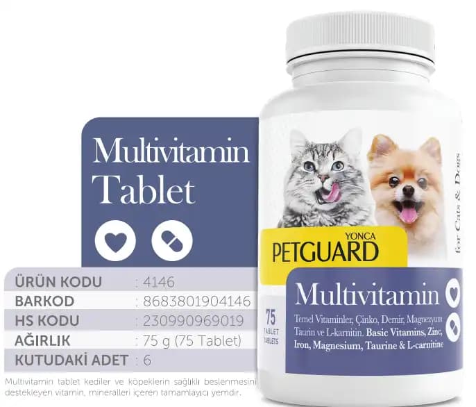 Kediler İçin Multivitaminler: Sağlıklı ve Mutlu Bir Evcil Hayvan İçin Rehber