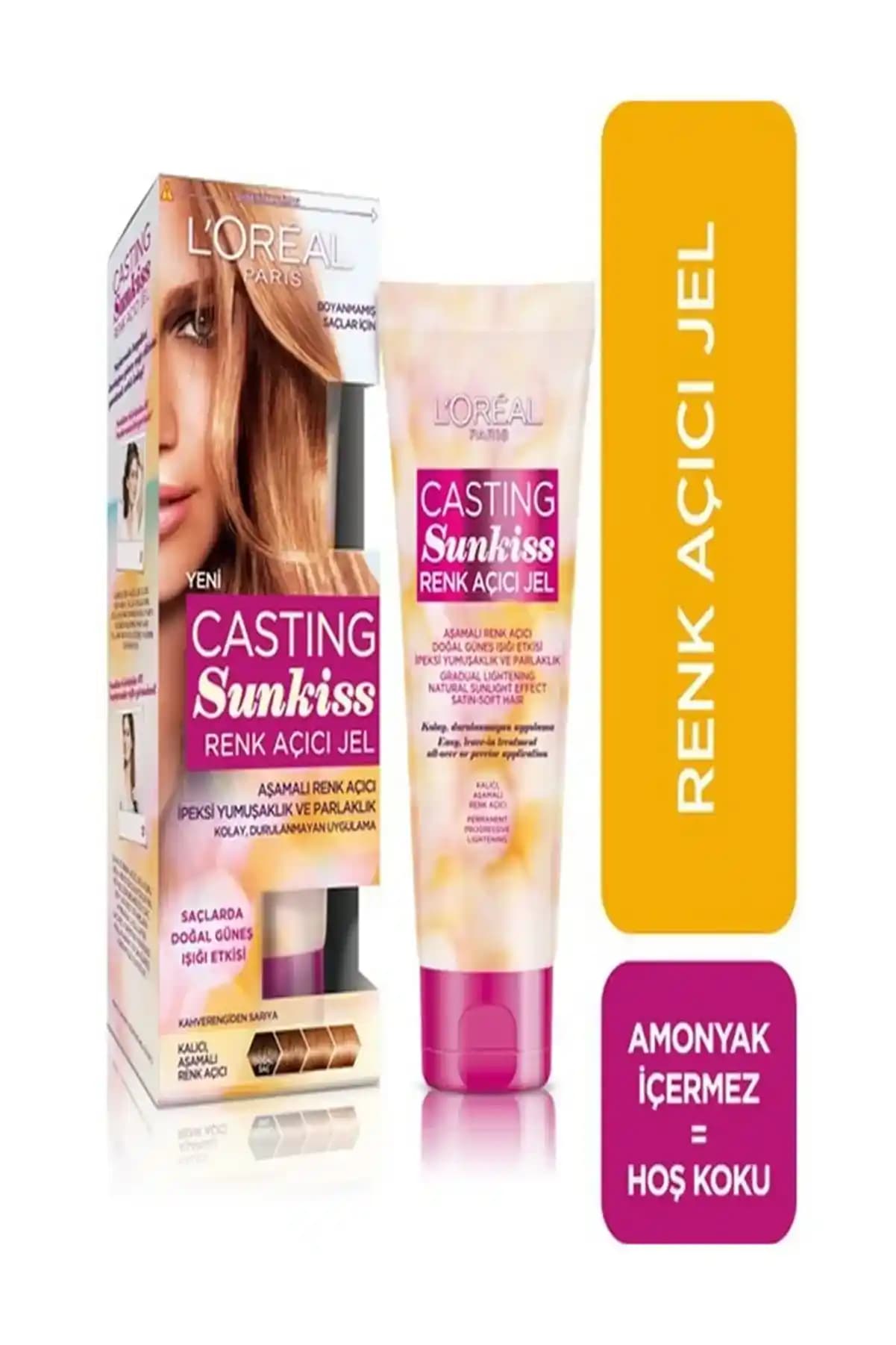 L'Oréal Paris Casting Sunkiss Renk Açıcı Jel ile Doğal ve Parlak Saçlar Elde Edin