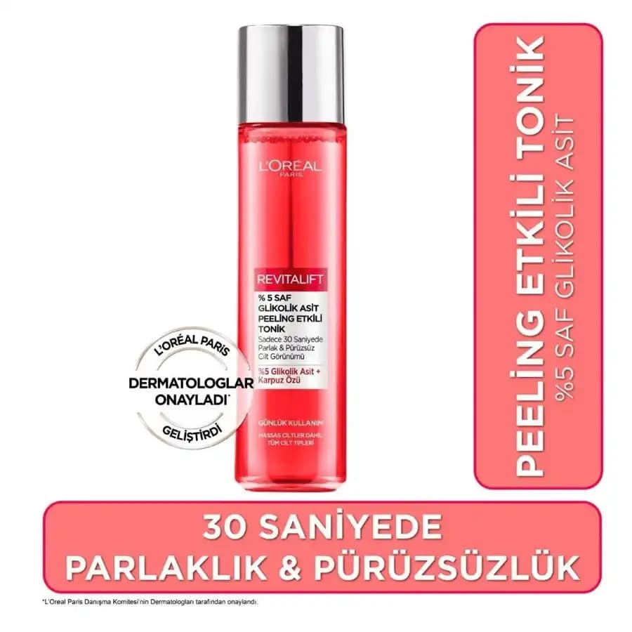 L'Oréal Revitalift Peeling Etkili Tonik ile Cilt Yenileme ve Gençleştirme Rehberi