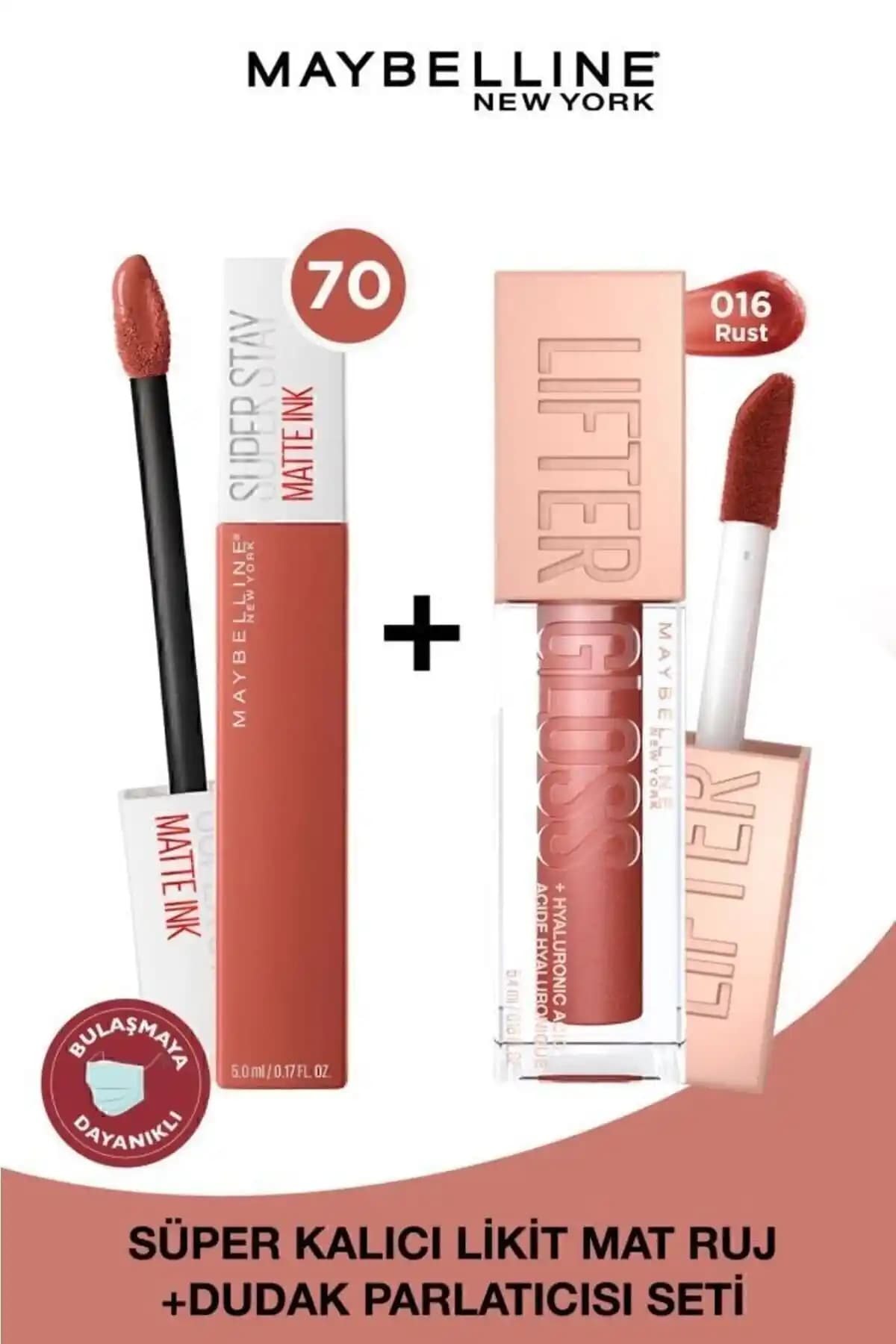 Maybelline Ink Ruj Serisi: Uzun Süre Kalıcı ve Çeşitli Renk Seçenekleriyle Dudak Makyajında Yenilik