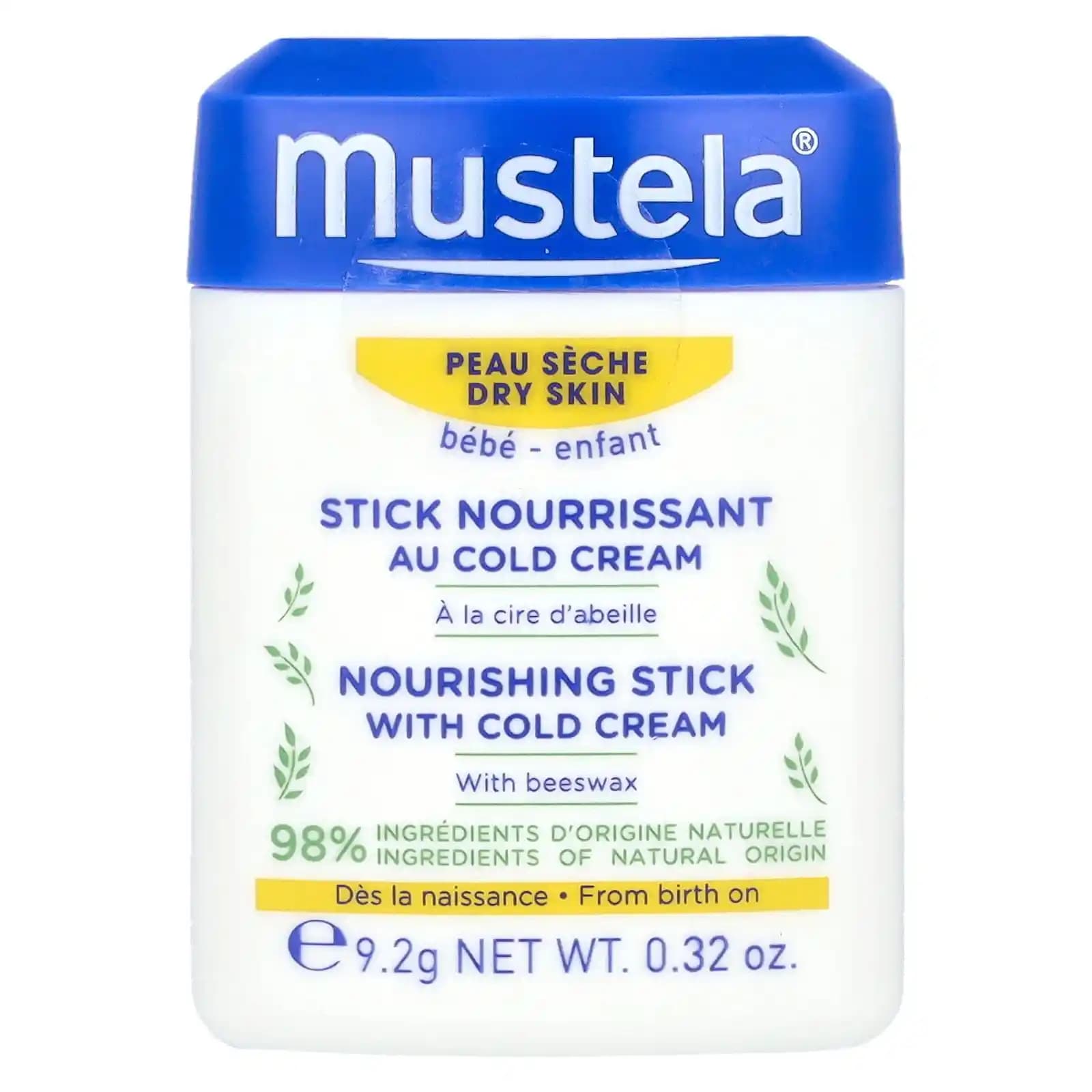 Mustela Nourishing Stick with Cold Cream: Hassas ve Kuru Ciltler İçin Günlük Bakım Çözümü