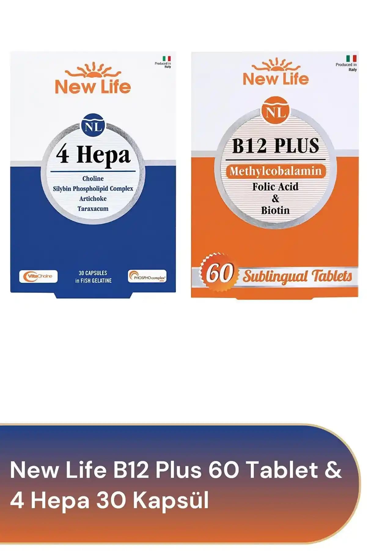 New Life B12 Plus: Yüksek Kaliteli Methylcobalamin ile Enerji ve Sinir Sağlığı Desteği