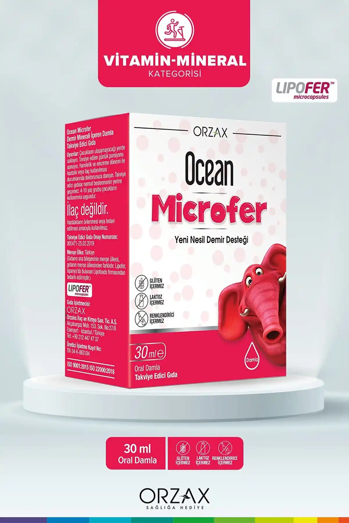 Ocean Microfer Damla: Yenilikçi Mikroenkapsüle Demir Takviyesi Çocuklar ve Hassas Bireyler İçin