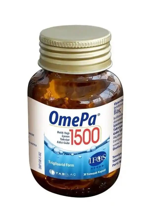 Omepa 1500 Balık Yağı: Sağlık ve Güzellik için Yüksek Doz Omega-3 Takviyesi