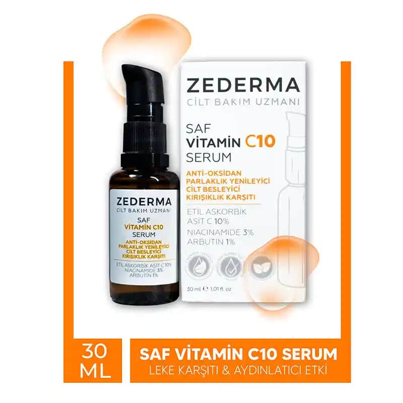 Saf Vitamin C10 Serumu ile Cilt Sağlığını Güçlendiren Etkili Bakım Ürünü