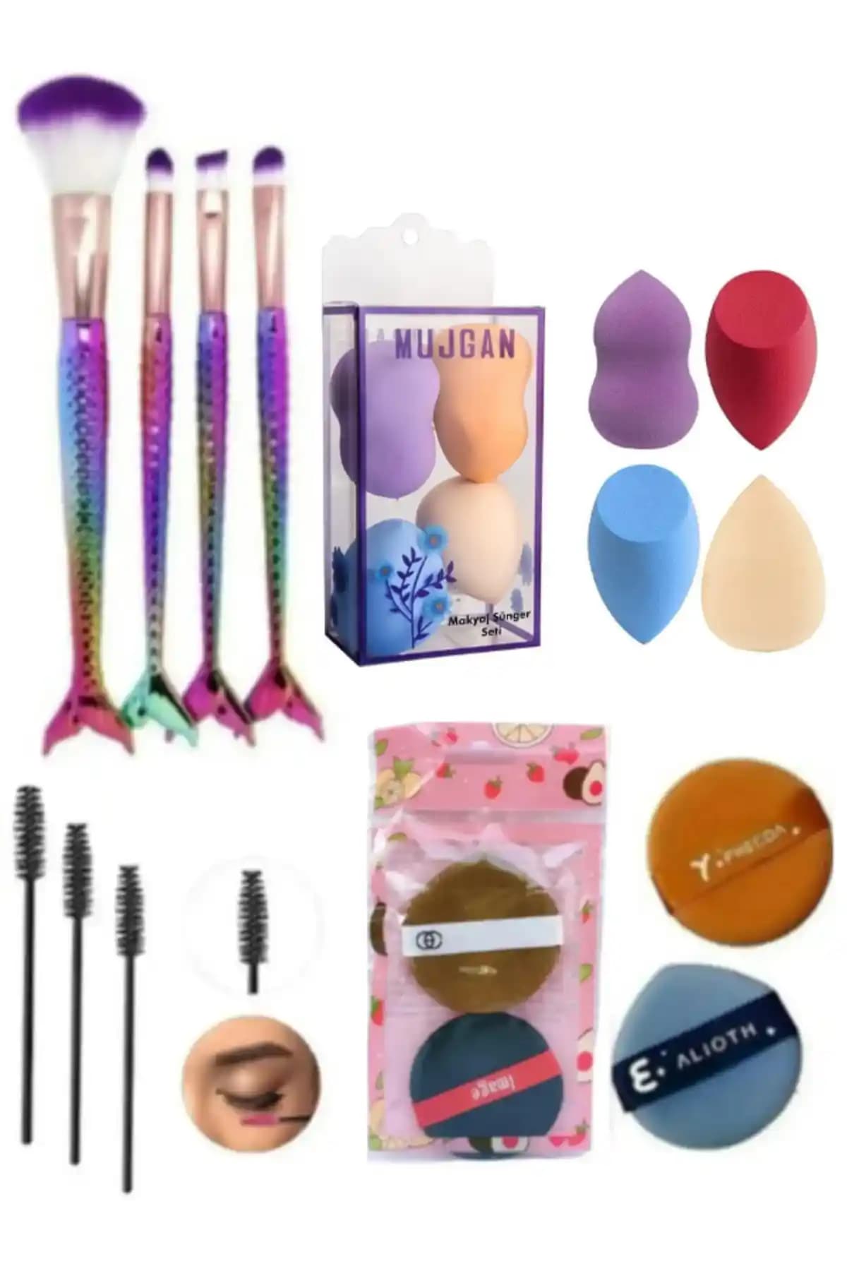 AcarlarTicaret 15 Parça Profesyonel Makyaj Fırça Seti ile Kusursuz Uygulama