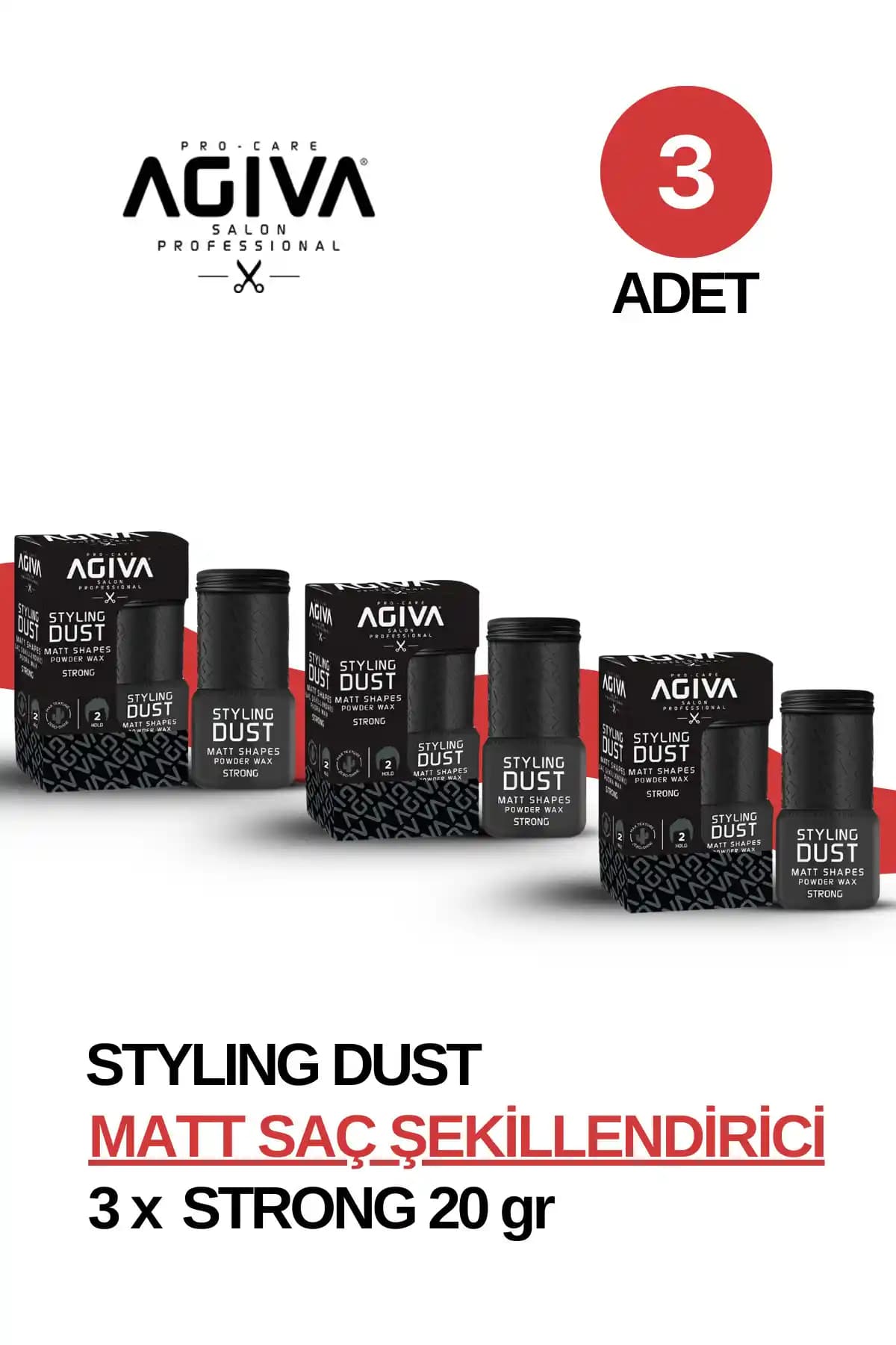 Agiva Saç Şekillendirici Pudra 60 ml - Hafif Tutuculuk ve Doğal Görünüm